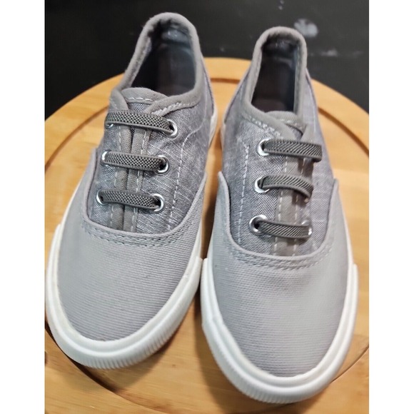 MAGELLAN Toddler Parker III Canvas Grey Slip On Sneaker Shoes Size Youth 9 *EUC - Picture 2 of 13